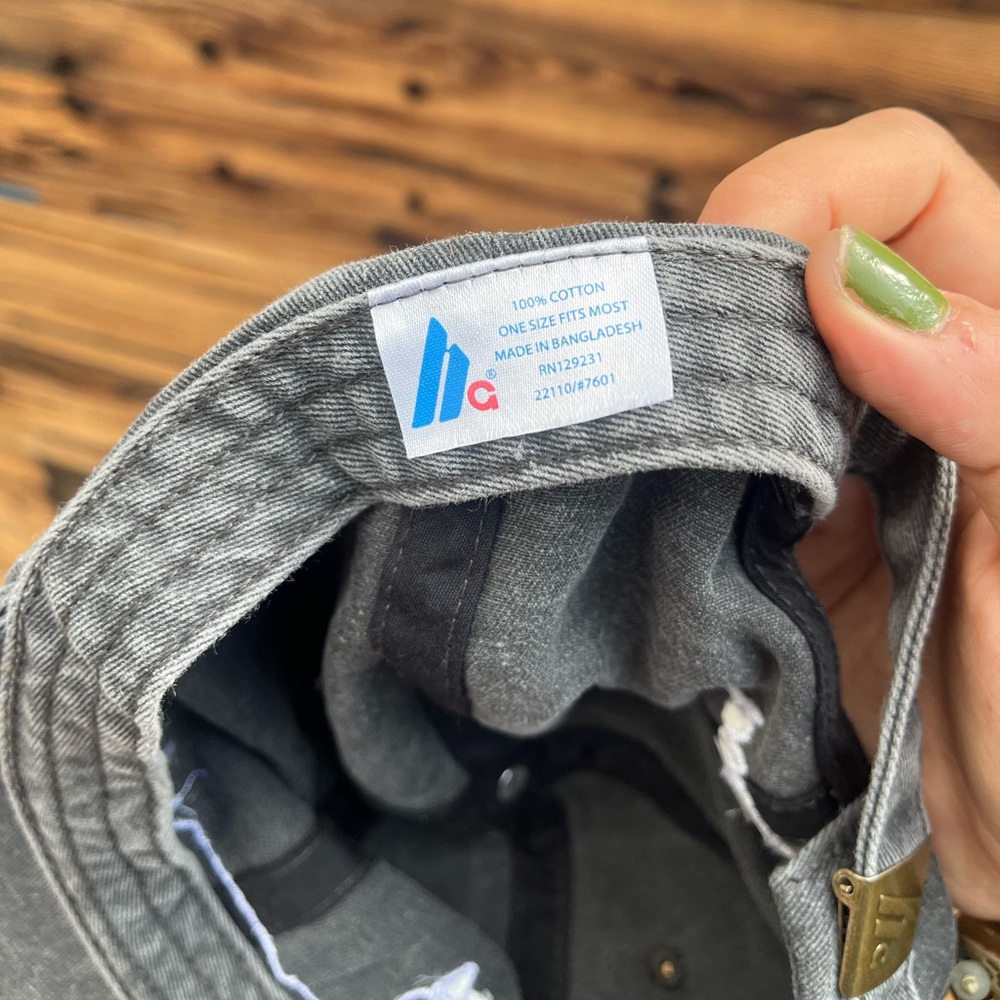 Bobbie | Gray Adjustable Hat - image 4